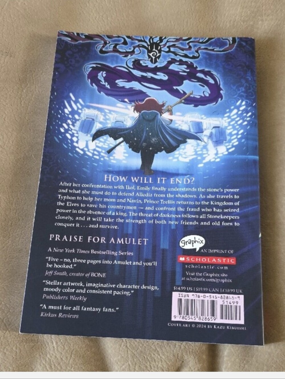 Amulet Book Nine: Waverider - Red & Blue Home Art Print - Picture 4 of 4